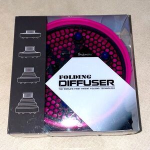 Foldable blow dryer diffuser